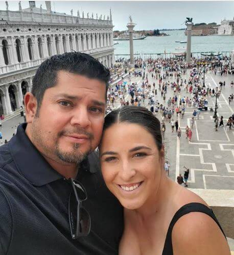 Ricardo Joel Gomez with his wife, Sara Gomez